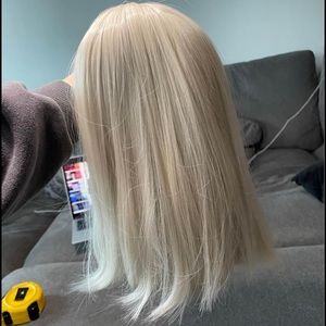 Synthetic Blond Bob Wig